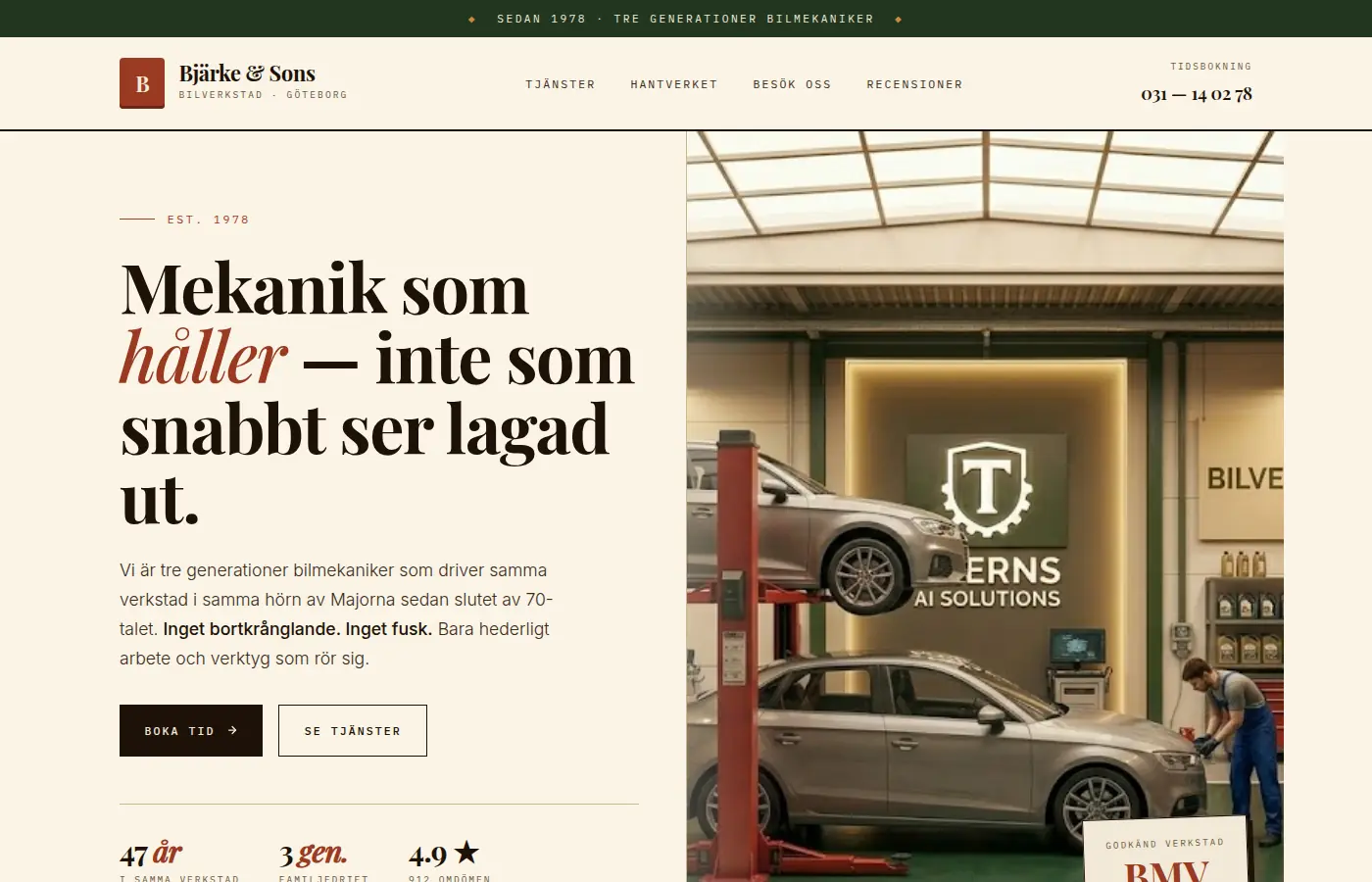 Bjärke & Sons top