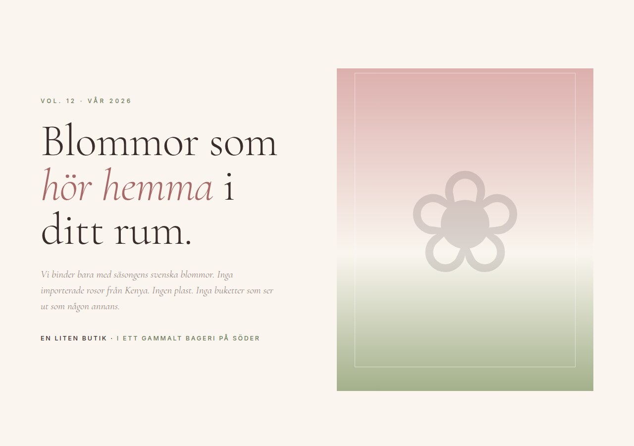 Kvarter Florist sektion 2